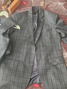 Men's Striped Blazer