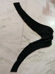 Black woolen Legging