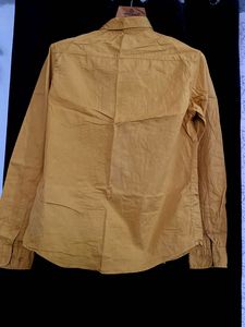 Men's Mustard Yellow Casual Shirt