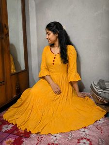 Beautiful Yellow Ethnic Gown