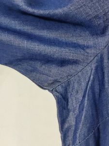 Denim blue Top For Wo