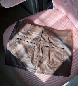Brown Mini Skirt