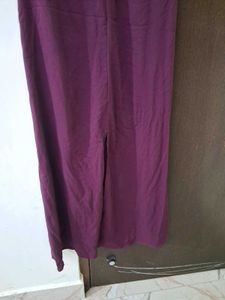 Purple Ruffle Maxi Dress
