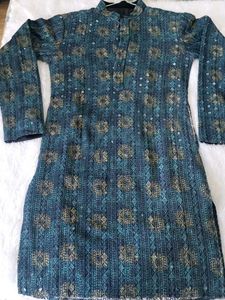 Men's Festive Kurta with Sequins