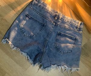 Very Stylish Denim Swan Shorts