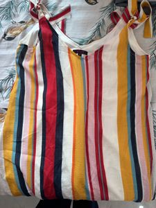 Ginger Brand Striped Multicolor Maxi Dress