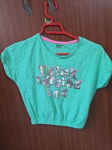 Turquoise Graphic T-Shirt