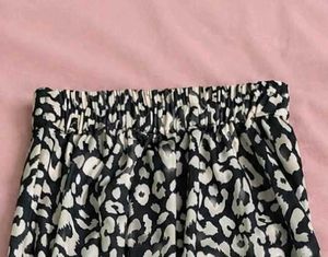 Leopard Print Midi Skirt