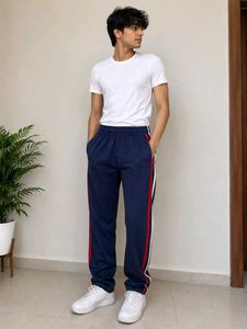 Men's Navy Track Pants