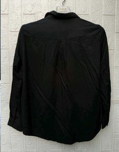 New with tag Korean Classic Black Button-Up Shirt