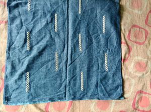 Blue Denim cotton blend Straight kurta XXL SIZE