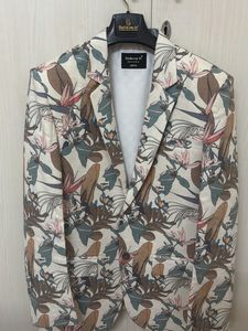 Boy’s Floral Print Blazer