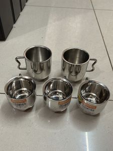 NEW DOUBLE WALL STEEL CUPS