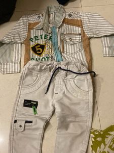 Boys Outfit: Shirt and Pants Set