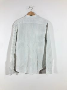Off White &amp; Blue Strips Shirt(Men’s)