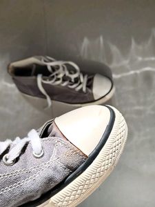 Classic Grey High-Top Sneakers