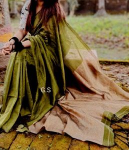 Elegant Green Saree