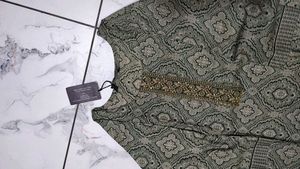 Elegant Green Kurta Set with Embellishments3XL