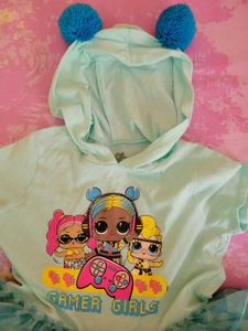 Cute Girls' Graphic Tulle Dress