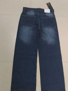 Wide Leg Denim Jeans