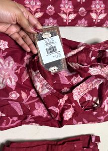 Nishorama Jhil-Mil Deep Back Kurti Set