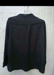 New with tag Korean Chic Black Bow Blouse
