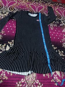Black Long Woolen Top