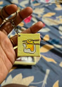 Cute Gudetama Keychain