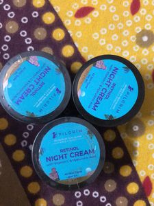 Pilgrim Retinol Night Cream Pack Of 3