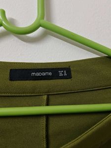 Olive Green Flared Pants