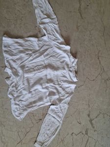 Classic White Button-Up Shirt