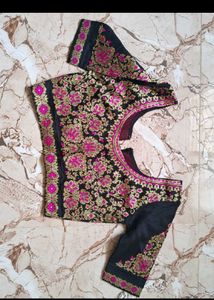 Elegant Black &amp; Gold Blouse