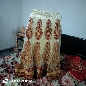 Red Embellished Lehenga Choli
