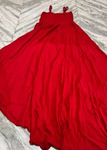 Vibrant Red Maxi Dress