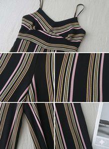 Striped Spaghetti Strap Jumpsuit