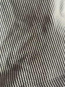 Striped Ribbed Crew Neck Top