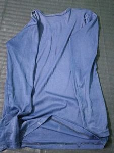 Blue Long Sleeve Tunic