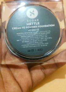 PRICE DROP Sugar Mettle Cream To Powder Foundation