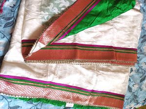 🆕️ Brasso Saree with Brocade Border