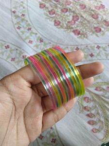 COMBO 4 glass bangle&amp; 2metal bangle&amp;2bracelet
