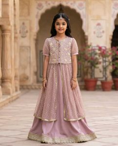 Pretty ethnic  dress for diwali