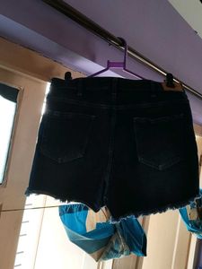 denim shorts