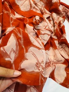 Floral Ruffle Blouse