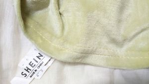 SHEIN Yellow Butterfly Top