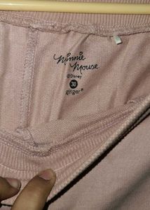 Pink Joggers with Side Stripe
