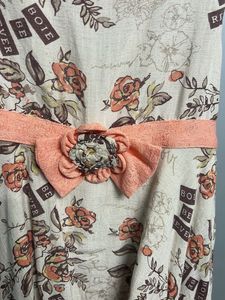 Floral Print Cap Sleeve Dress
