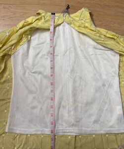 Lemon Yellow Color Tunic For 11-12 Yrs Girls