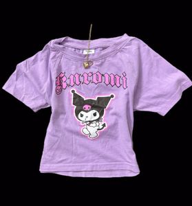 Bershka Kuromi  Baby Tee