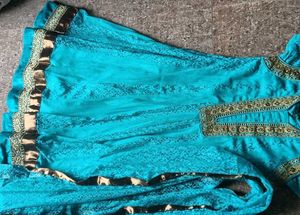 Beautiful Blue Lehenga Choli Set