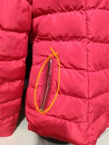 Imported Red Puffer Jacket For Women's